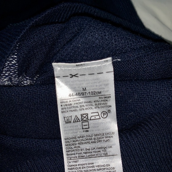 Men’s Navy Banana Republic Sweater (M) like new! - Picture 3 of 5